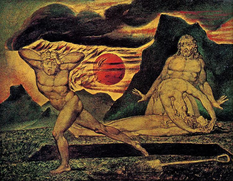 William Blake The murder of Abel china oil painting image